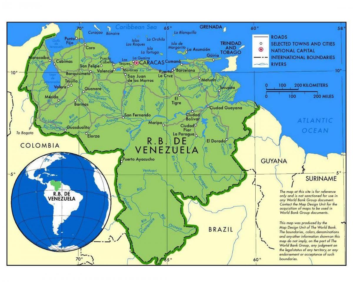 mappa di mappa de venezuela